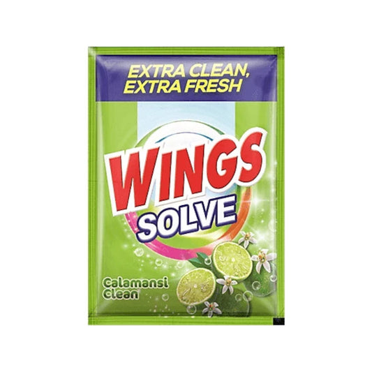 Wings Solve Calamansi Clean Detergent Powder 60g | Dewmart