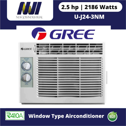Gree 2.5 HP Window Type Airconditioner / Manual Controlled | JN Ventures