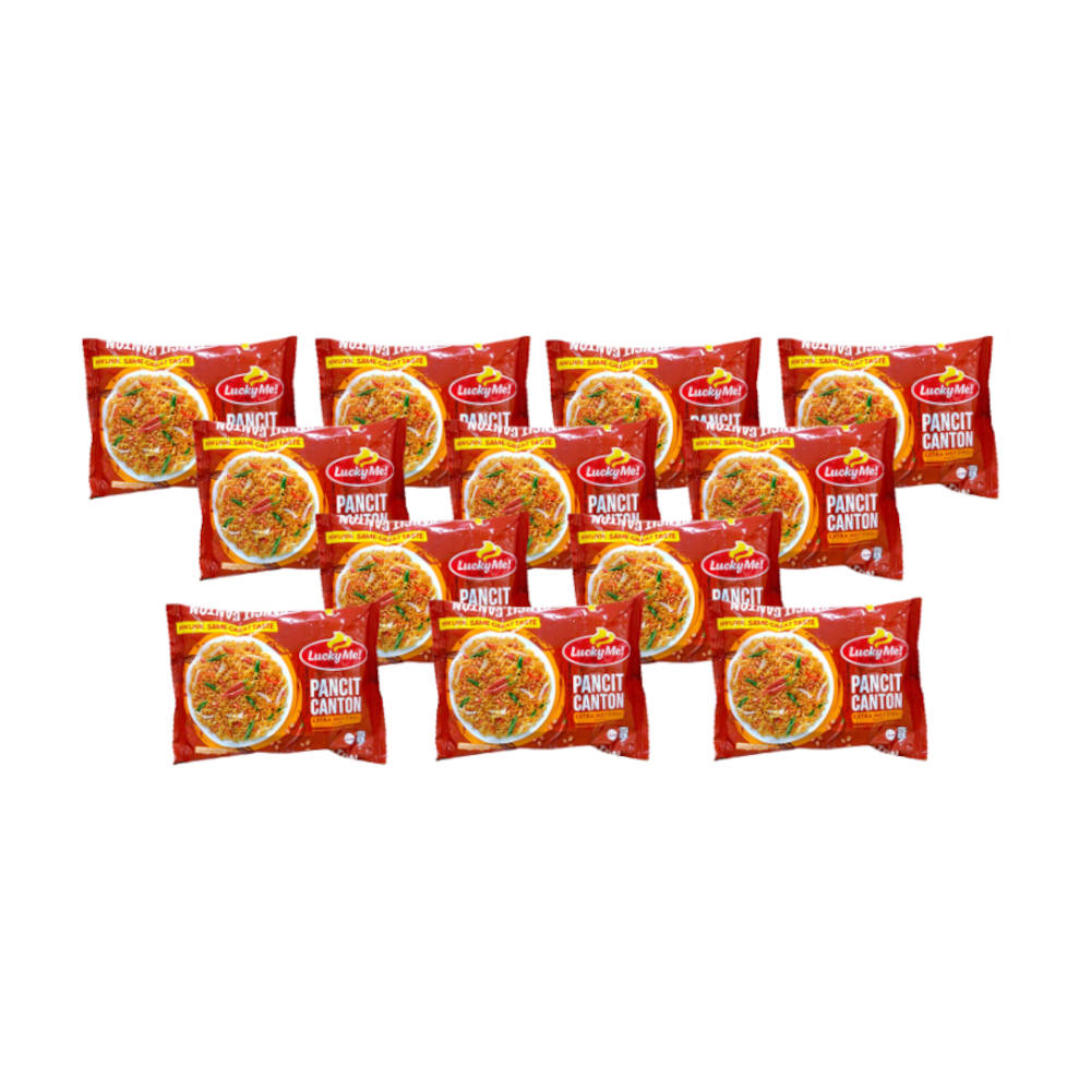 Lucky Me Instant Pancit Canton Extra Hot Chili 60g