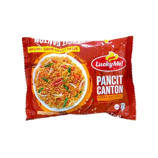Lucky Me Instant Pancit Canton Extra Hot Chili 60g