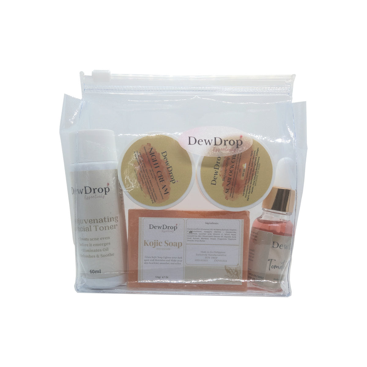 Dewdrop Rejuvenating Set in Travel Pouch | Dewmart