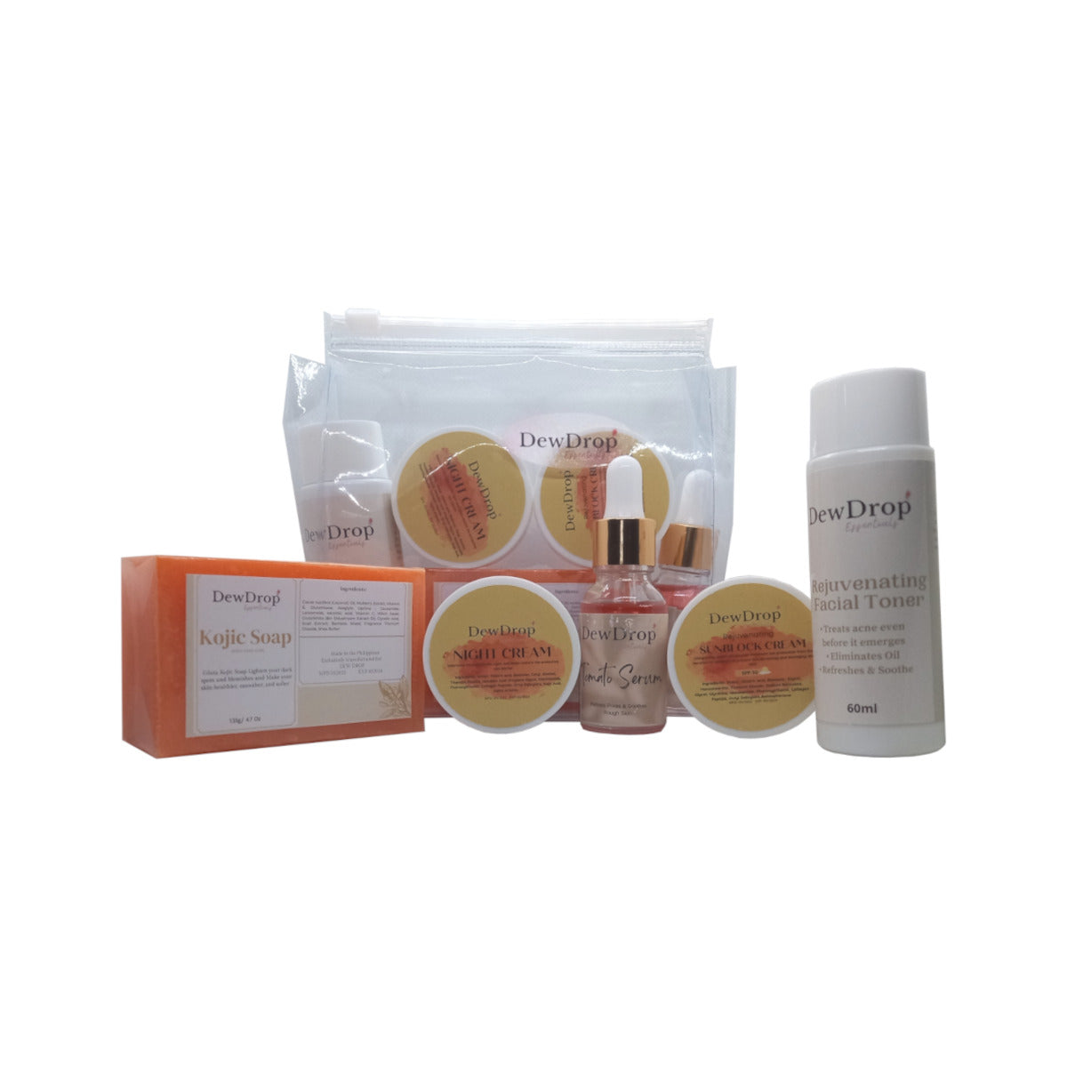 Dewdrop Rejuvenating Set in Travel Pouch | Dewmart