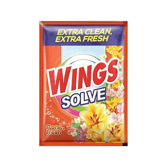 Wings Solve Floral Fresh Detergent Powder 60g | Dewmart